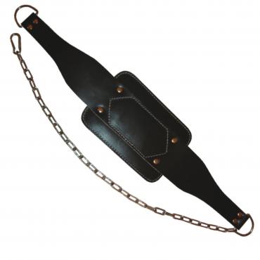 Bronx Leather Dip Belt and Chain Bronx Leather Dip Belt and Chain
